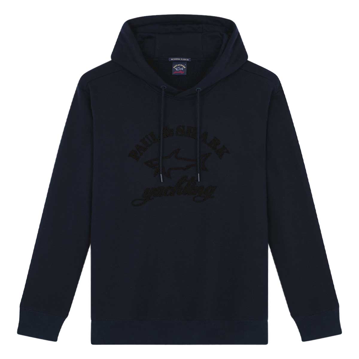 Marineblauer Hoodie aus 100 Baumwolle