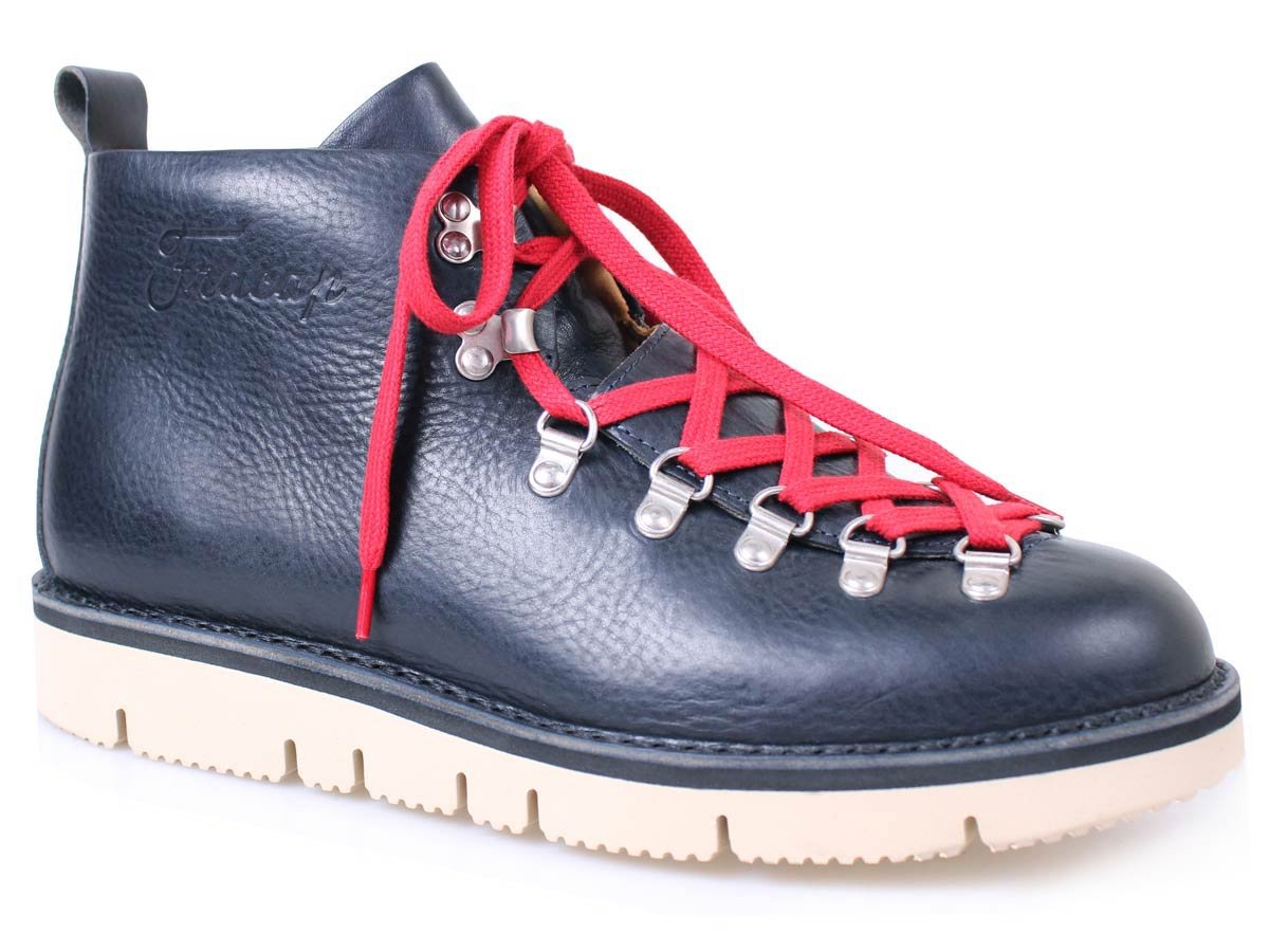 Navy M120 Handmade Leather Boots