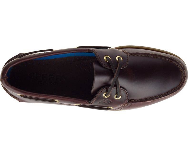 Amaretto Leather Original 2 Eye Boat Shoe