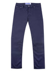 Navy ‘Bard’ Stretch Slim Fit Chinos  Jacob Cohen   