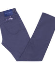 Navy ‘Bard’ Stretch Slim Fit Chinos  Jacob Cohen   