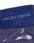 Navy ‘Bard’ Stretch Slim Fit Chinos  Jacob Cohen   