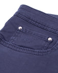 Navy ‘Bard’ Stretch Slim Fit Chinos  Jacob Cohen   