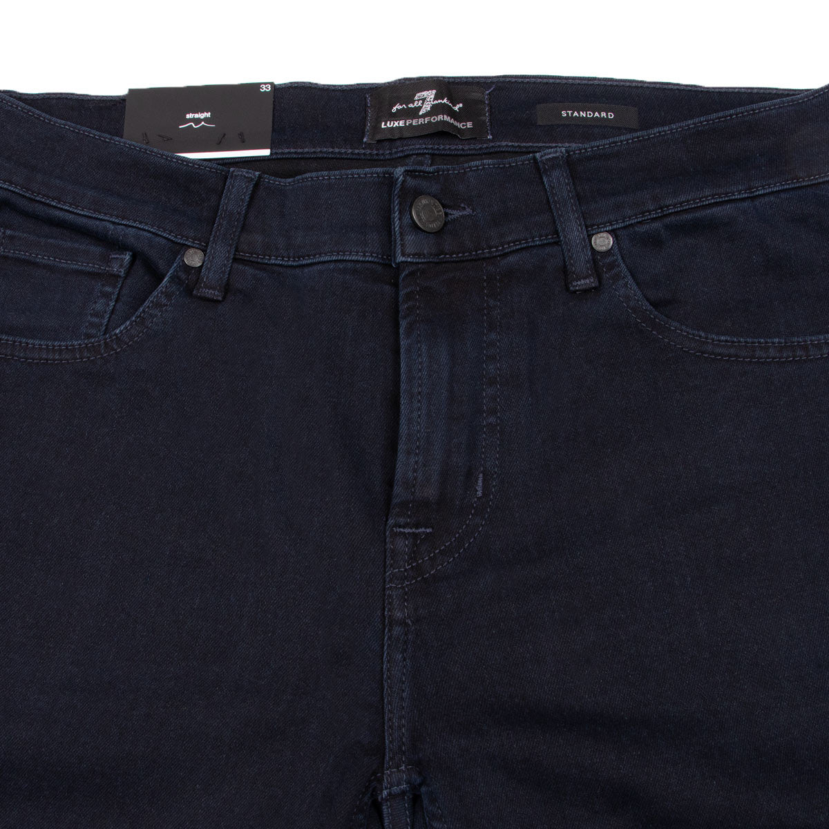 Dark Blue Standard Straight Luxe Performance Jeans JEANS 7 For All Mankind