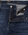 Dark Blue Standard Straight Luxe Performance Jeans JEANS 7 For All Mankind