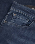 Dark Blue Standard Straight Luxe Performance Jeans JEANS 7 For All Mankind