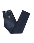 Dark Blue Standard Straight Luxe Performance Jeans JEANS 7 For All Mankind