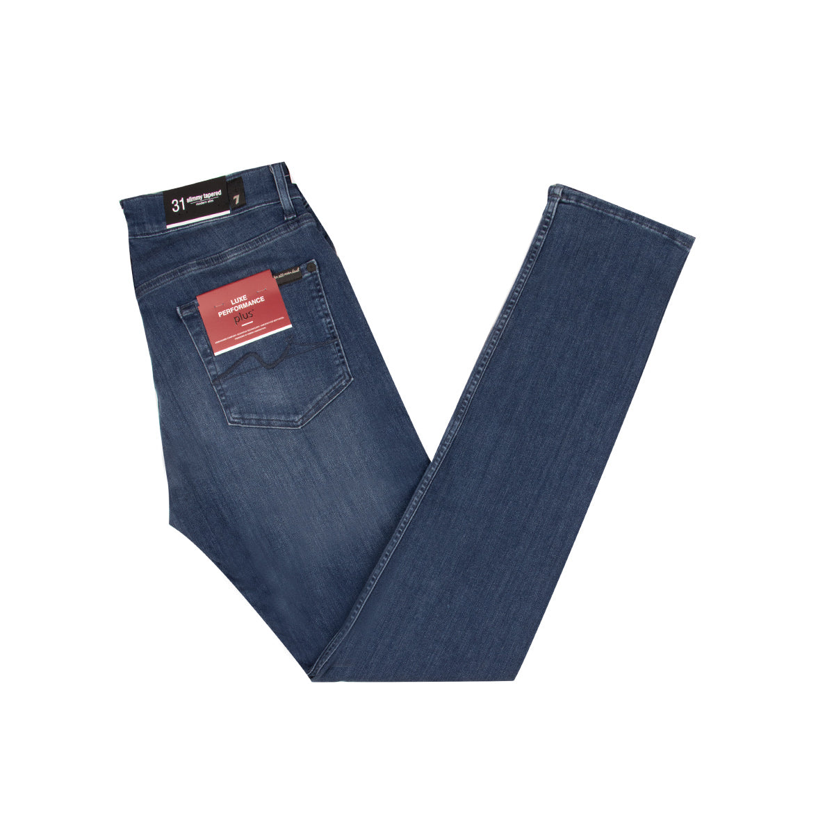 Mid Blue Slimmy Tapered Luxe Performance Plus Jeans JEANS 7 For All Mankind