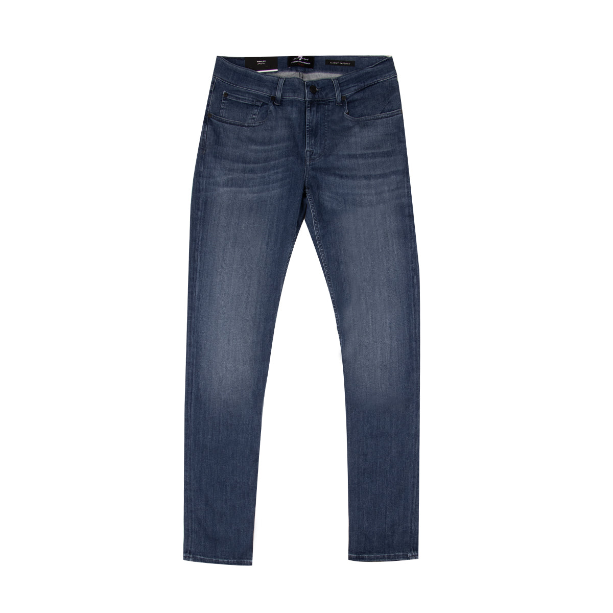 Mid Blue Slimmy Tapered Luxe Performance Plus Jeans JEANS 7 For All Mankind