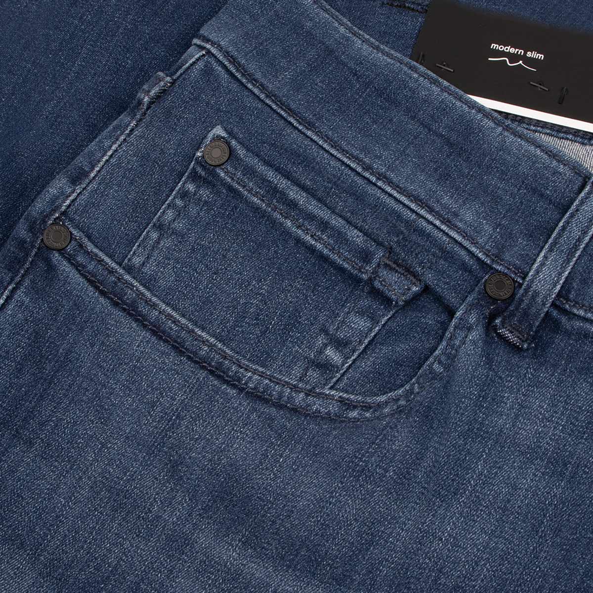 Mid Blue Slimmy Tapered Luxe Performance Plus Jeans JEANS 7 For All Mankind