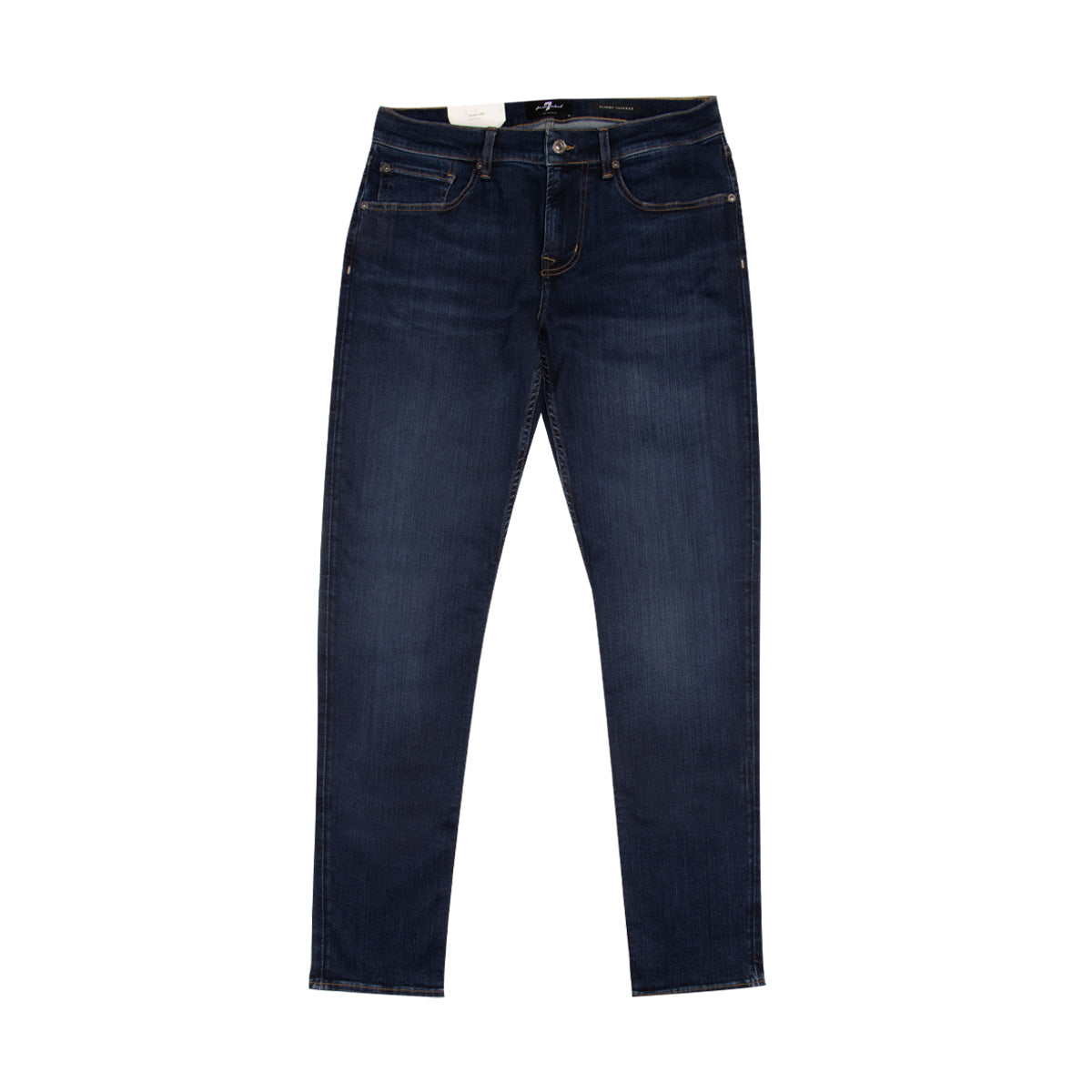 Dark Blue Slimmy Tapered Stretch Tek Jeans JEANS 7 For All Mankind