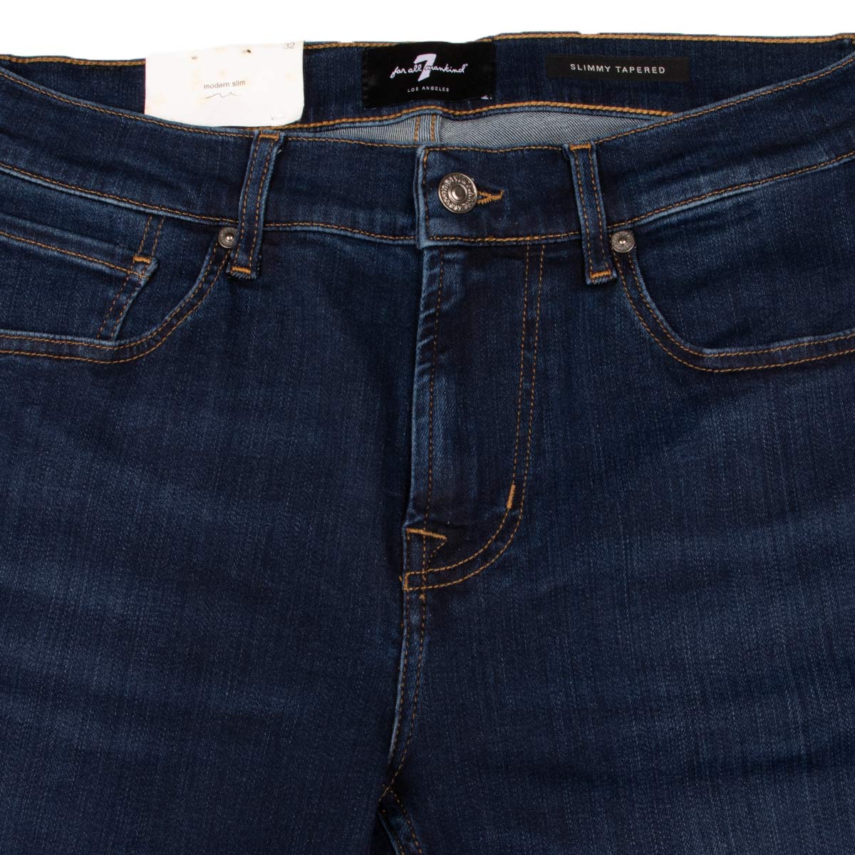 Dark Blue Slimmy Tapered Stretch Tek Enigma Jeans JEANS 7 For All Mankind