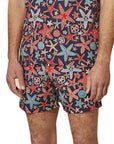 Navy ‘Holistarfish’ Moorise Swim Trunks  Vilebrequin   