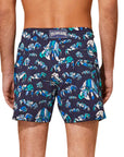 Navy ‘Hermit Crab’ Moorise Swim Trunks  Vilebrequin   