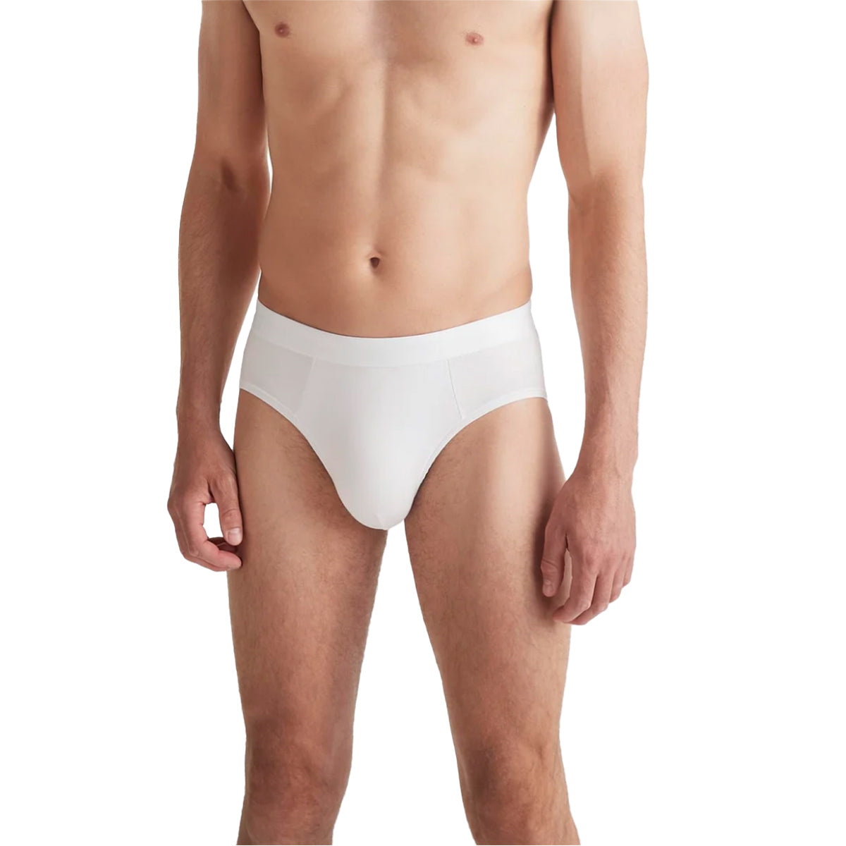 White Alex Micro Modal Stretch Brief UNDERWEAR Derek Rose