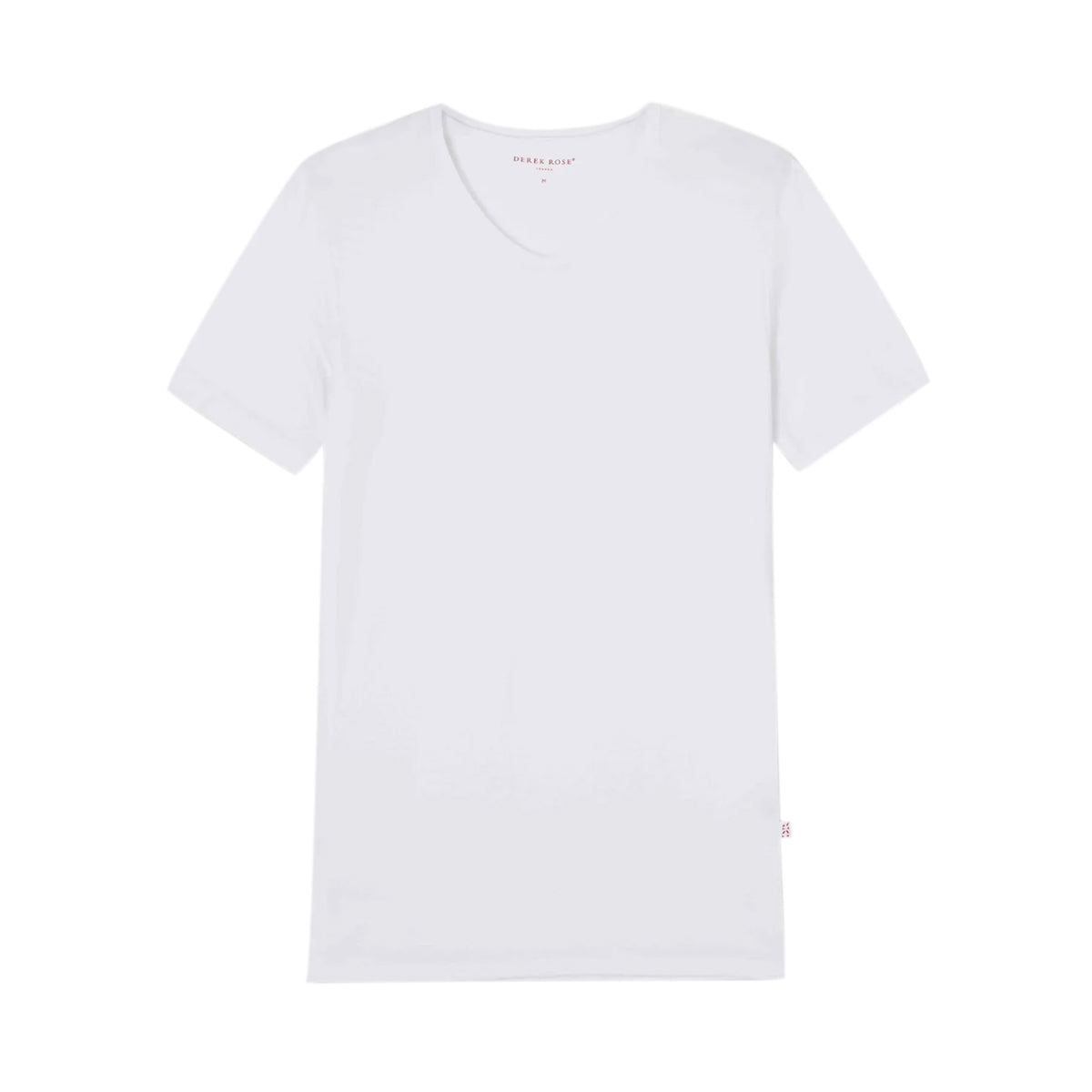 White Alex Micro Modal Stretch V-Neck T-Shirt UNDERWEAR Derek Rose