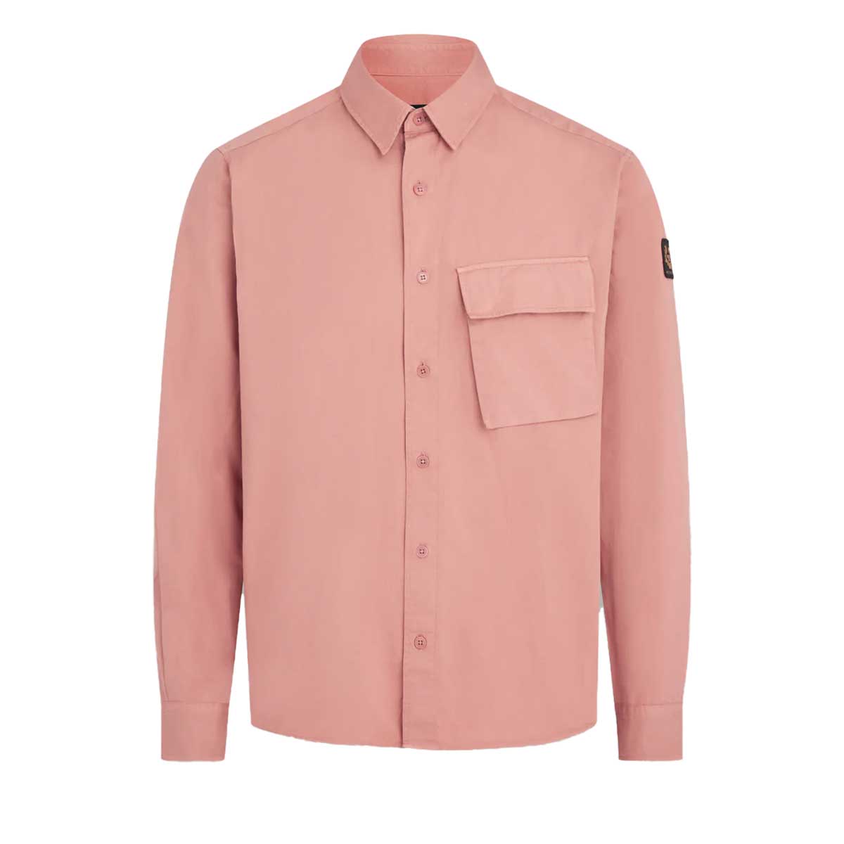 Scale Rust Pink Long Sleeve Shirt  Belstaff   