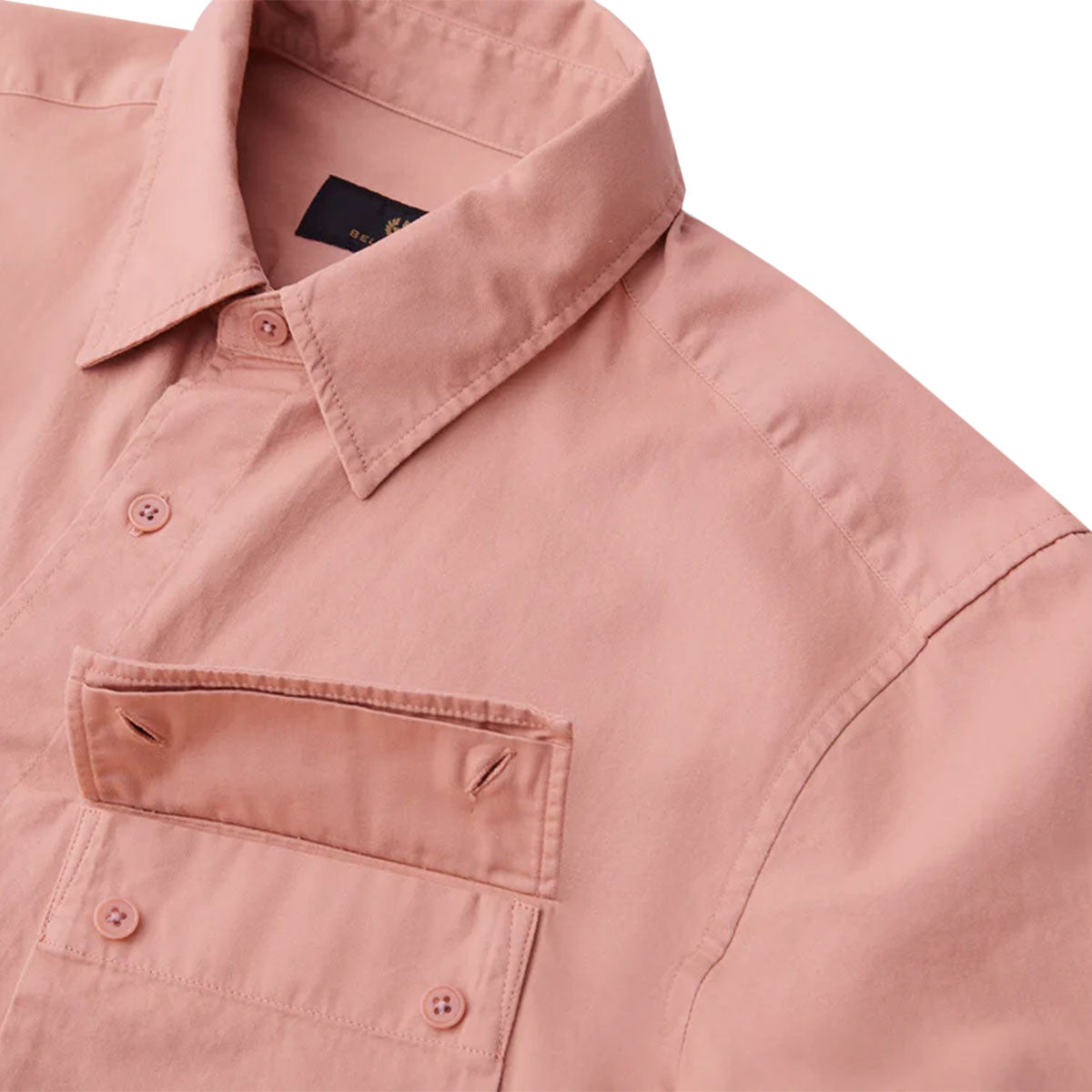 Scale Rust Pink Short Sleeve Shirt Short Sleeve Belstaff   