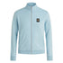 Skyline Blue Cotton Fleece Zip Sweater SWEATS Belstaff