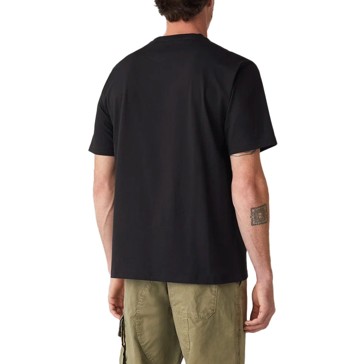 Black Transit Organic Cotton T-shirt Short Sleeve Belstaff   
