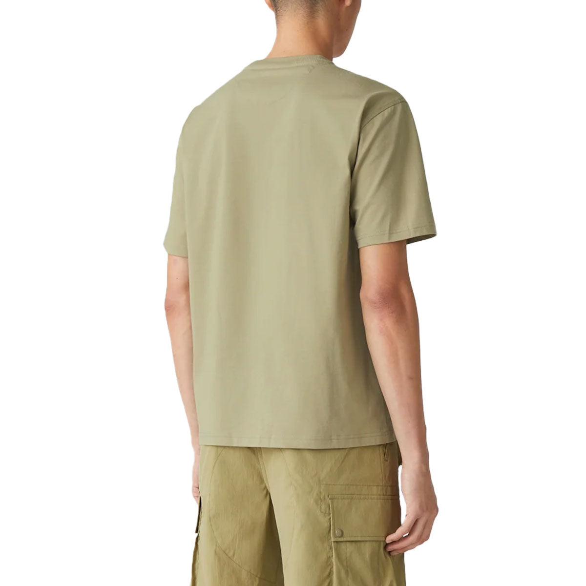 Aloe Green Transit Organic Cotton T-shirt Short Sleeve Belstaff   