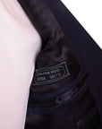 Handcrafted Navy Wool Super 160 Suit SUITS Belvest   