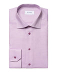 Raspberry Red Twill Contemporary Fit Shirt  Eton   