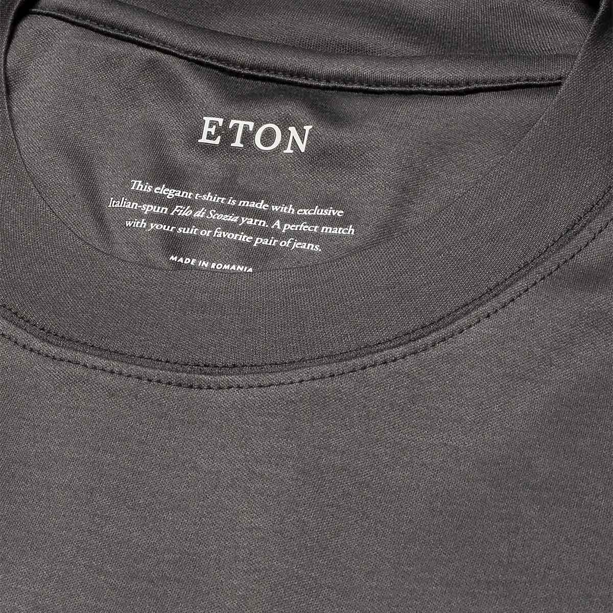 Gray Filo di Scozia T-Shirt TEE SHIRTS Eton   