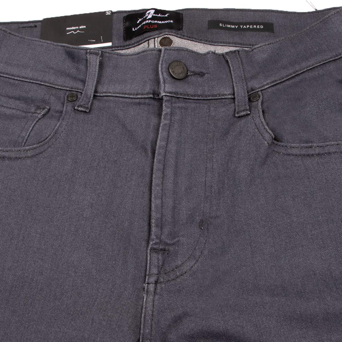 Dark Grey Slimmy Tapered Luxe Performance Plus Jeans JEANS 7 For All Mankind