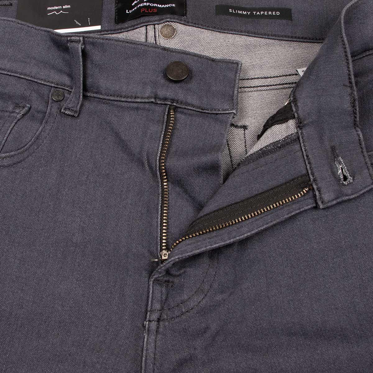 Dark Grey Slimmy Tapered Luxe Performance Plus Jeans JEANS 7 For All Mankind