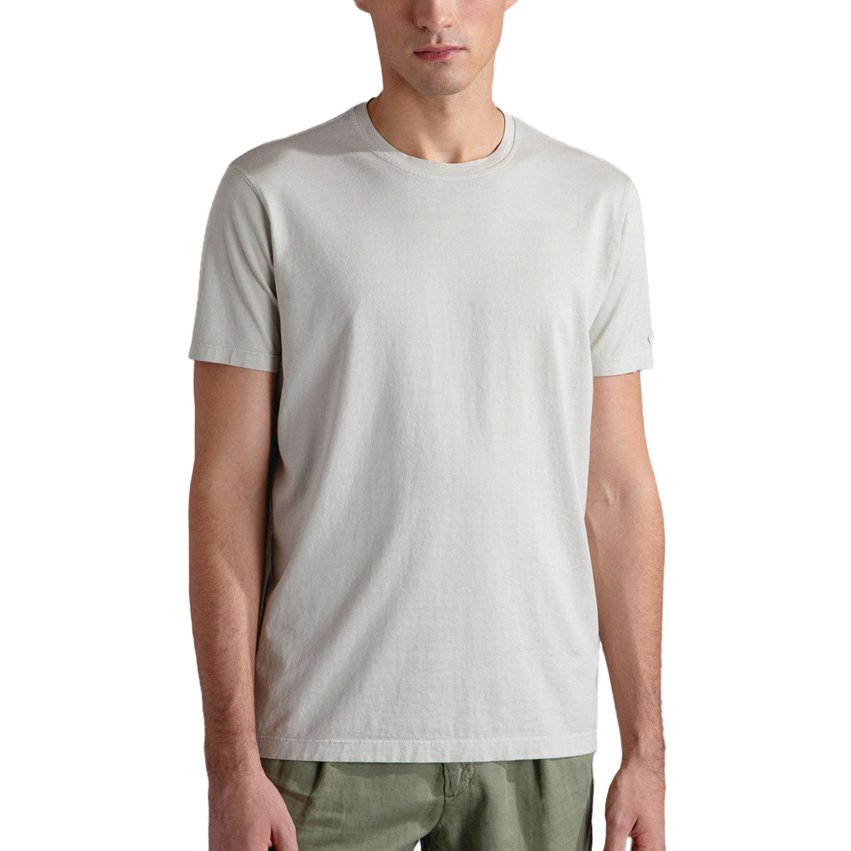 Almond Pure Cotton Jersey T-Shirt TEE SHIRTS Paul &amp; Shark   
