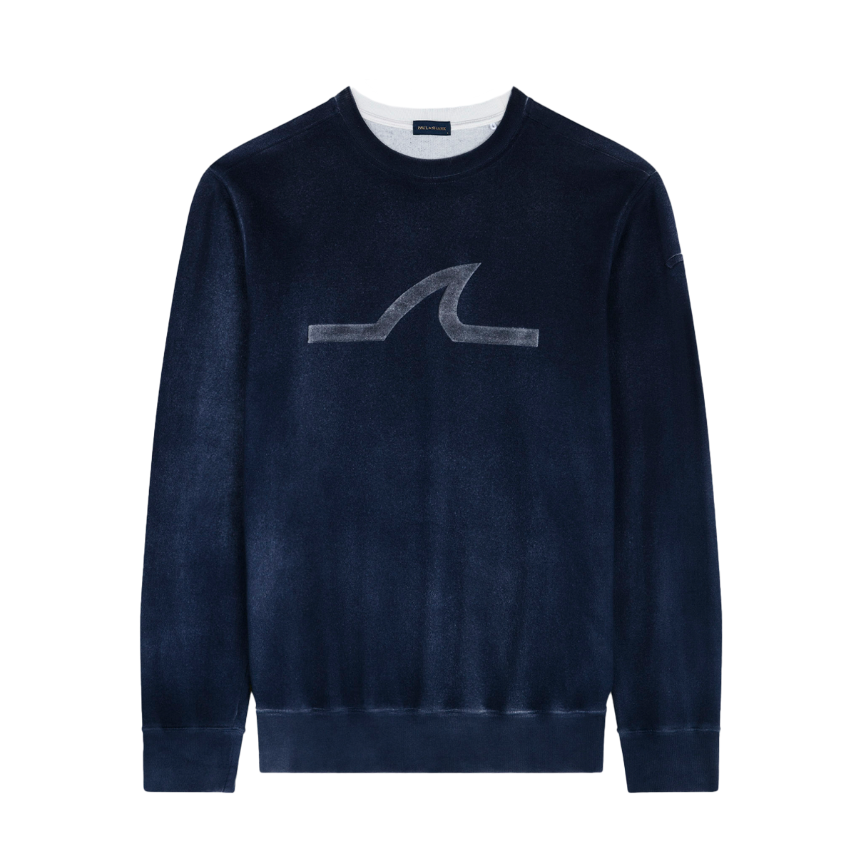 Navy Cotton Signature Sweatshirt SWEATS Paul &amp; Shark   