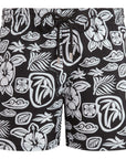 Black 'Tahiti Turtles' Moorise Swim Trunks  Vilebrequin   