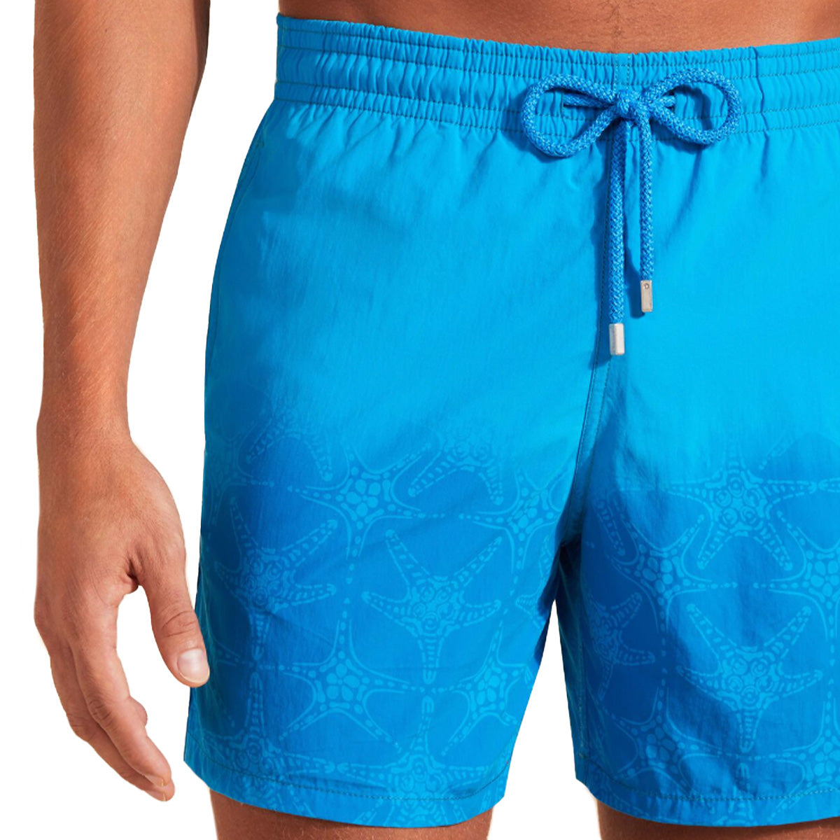 Blue &#39;Hawaii&#39; Moorea Water-Reactive Swim Shorts SWIMWEAR Vilebrequin   