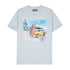 Light Blue Beach Surf Graphic T-shirt TEE SHIRTS Vilebrequin