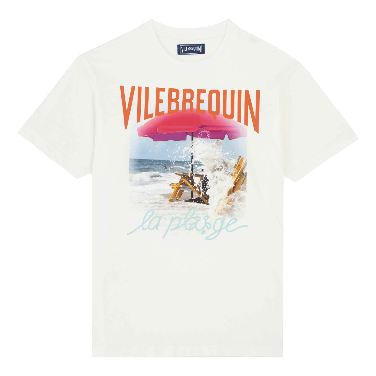 Off-White ‘Wave on the Beach’ T-shirt Short Sleeve Vilebrequin   