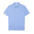 Cotton Piqué Polo Shirt Light Blue S/S POLOS FEDELI   