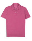 Cotton Piqué Polo Shirt Raspberry S/S POLOS FEDELI   