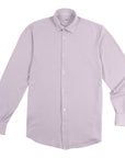 Light Grey 100% Cotton Long Sleeve Shirt  FEDELI   