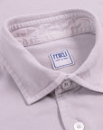 Light Grey 100% Cotton Long Sleeve Shirt  FEDELI   