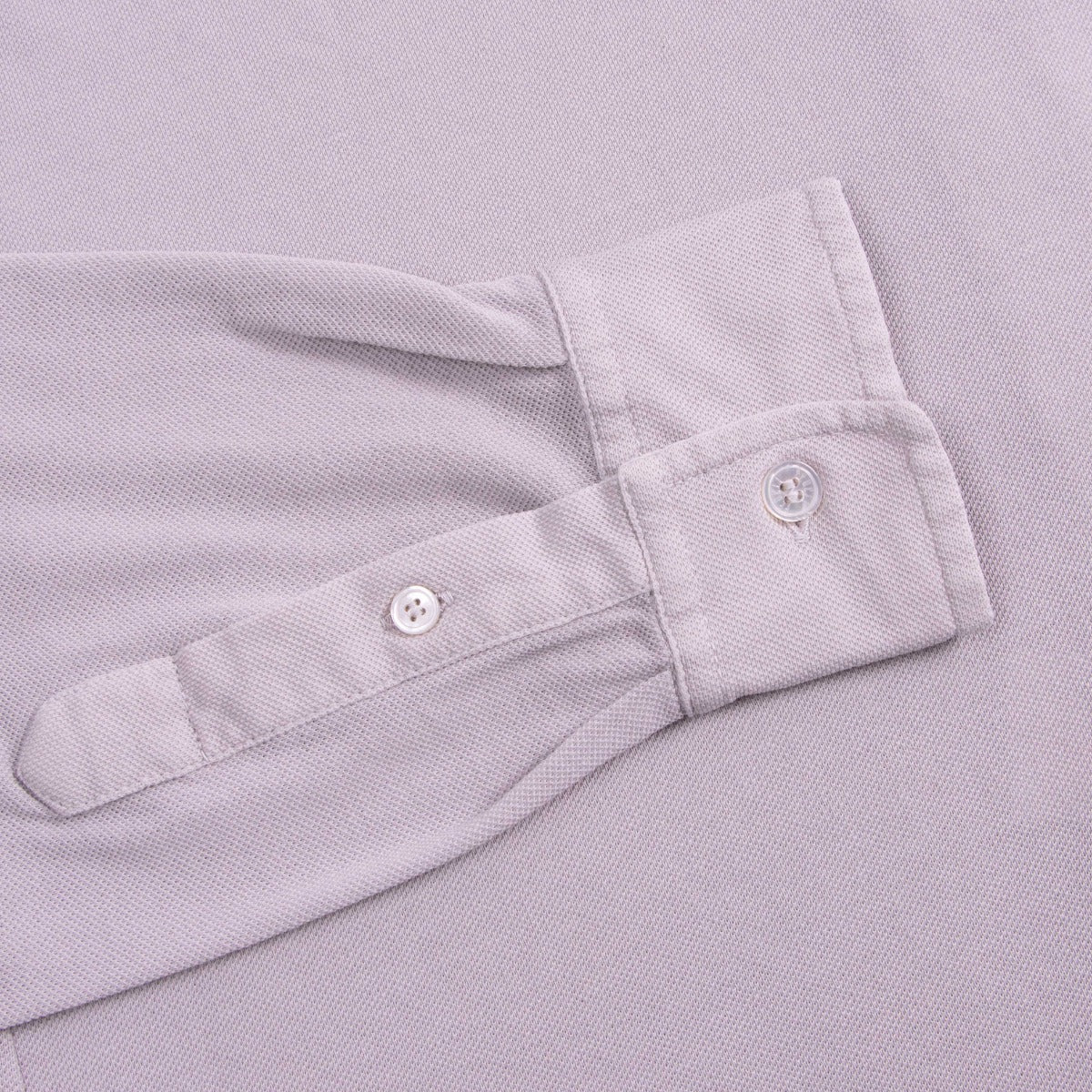 Light Grey 100% Cotton Long Sleeve Shirt  FEDELI   