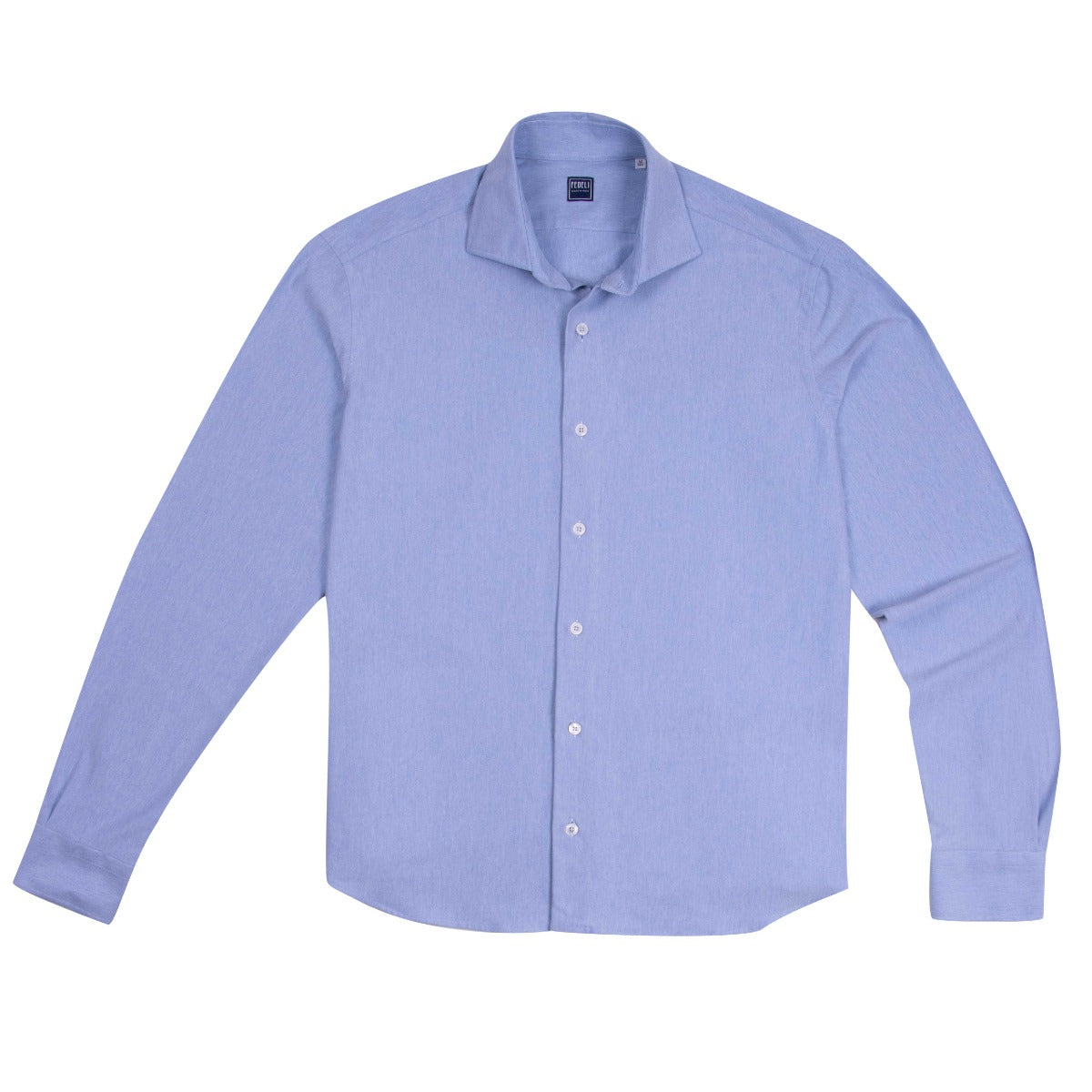 Blue Tecno Jersey Long Sleeve Shirt  FEDELI   