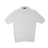 Light Grey 100% Cotton Knit Polo Shirt S/S POLOS Robert Old