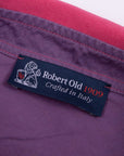 Raspberry Red 100% Cotton Short Sleeve Polo Shirt  Robert Old   