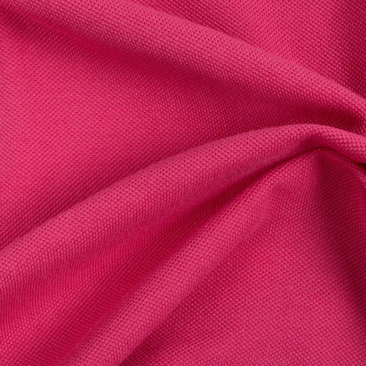 Raspberry Red 100% Cotton Short Sleeve Polo Shirt  Gran Sasso   