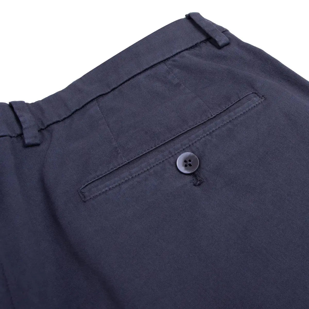 Navy Stretch Cotton Twill Chinos CASUAL TROUSERS Robert Old   