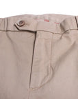Beige Cotton Stretch Chino Shorts SHORTS Robert Old   