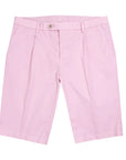 Light Pink Cotton Stretch Chino Shorts SHORTS Robert Old   