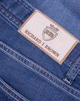 Mid Blue ‘Milano’ Lightweight Denim Jeans  Richard J Brown   