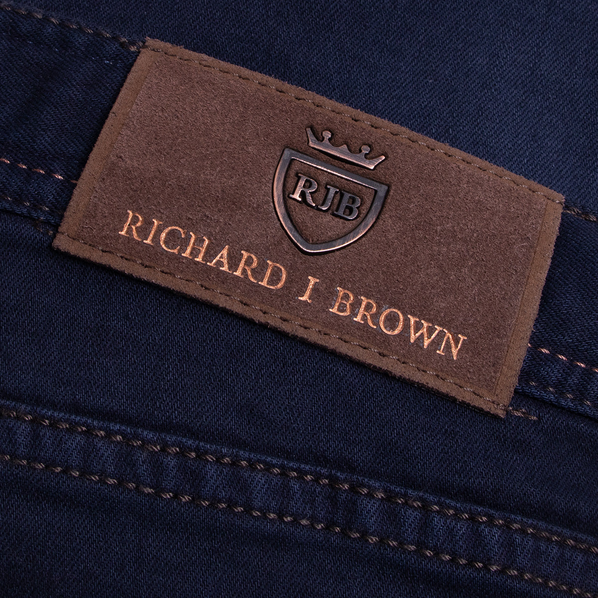 Dark Rinse 'Milano' Regular Fit Jeans  Richard J Brown   